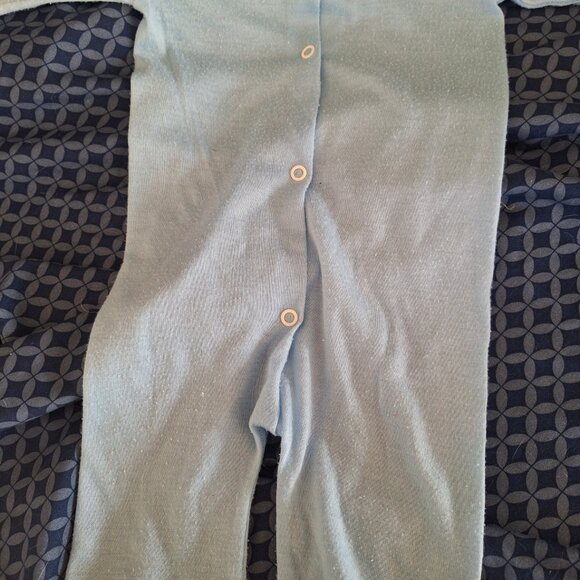 light blue with white collar pajamas - Picture 3 of 11